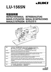 JUKI LU-1565N Manual De Instrucciones