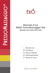 Mesis PressoMassaggio Ekó PSM 1000 Manual De Usuario