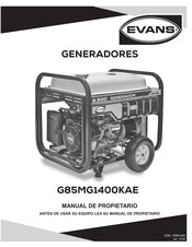 Evans G85MG1400KAE Manual De Propietario