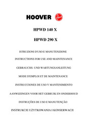 Hoover HPWD 140 X Instrucciones De Uso Y Mantenimiento