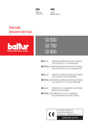 baltur GI 500 Manual De Instrucciones