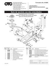 Otc 1526 Instrucciones De Funcionamiento
