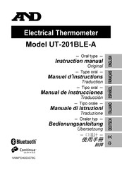 AND UT-201BLE-A Manual De Instrucciones