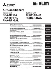 Mitsubishi Electric PUHZ-RP HA Manual De Instrucciones