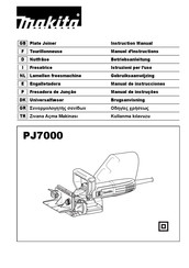 Makita PJ7000 Manual De Instrucciones