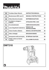 Makita DWT310 Manual De Instrucciones