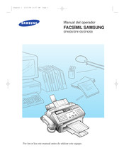 Samsung SF4000 Manual Del Operador