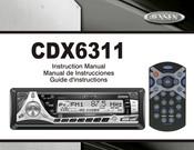 Jensen CDX6311 Manual De Instrucciones