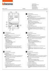 Bticino 346260 Instrucciones De Uso