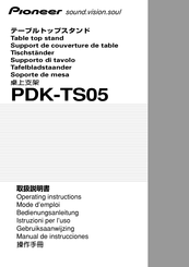 Pioneer PDK-TS05 Manual De Instrucciones