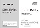 Aiwa FR-CD1500U Instrucciones De Manejo