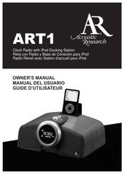 Acoustic Research ART1 Manual Del Usuario