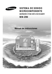 Samsung MM-ZB9 Manual De Instrucciones