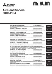 Mitsubishi Electric Mr.SLIM PUH-P140HA Manual De Instalación