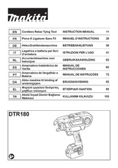 Makita DTR180 Manual De Instrucciones