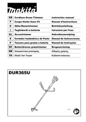 Makita DUR365U Manual De Instrucciones