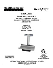 Welch Allyn Health o Meter Professional 522KLWA Instrucciones De Uso