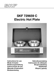 SKF 729659 C Instrucciones De Uso