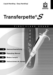 BRAND Transferpette S Digital Instrucciones De Manejo