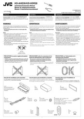 JVC KD-AHD39 Manual De Instrucciones