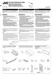 JVC KD-ADV7380 Manual De Instrucciones