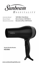 Sunbeam Hospitality HD3006 Manual De Instrucciones