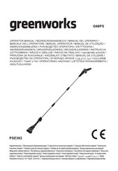 GreenWorks G48PS Manual Del Operario