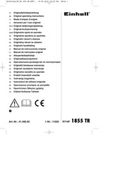 EINHELL RT-HP1855 TR Manual De Instrucciones