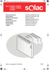 SOLAC ET8940 Instrucciones De Uso