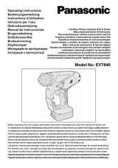 Panasonic EY7840 Manual De Instrucciones