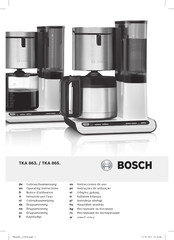 Bosch TKA8651 Instrucciones De Uso