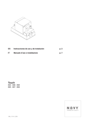 Novy Touch 897 Instrucciones De Uso