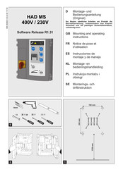 Novoferm HAD MS 400V / 230V Instrucciones De Montaje