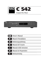 NAD C 542 Manual Del Usuario