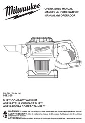 Milwaukee M18 0882-20 Manual Del Operador