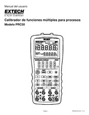 Extech Instruments PRC50 Manual Del Usuario