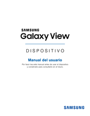 Samsung Galaxy View 18.4 Manual Del Usuario