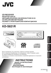 JVC KD-S821R Manual De Instrucciones