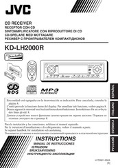 JVC KD-LH2000R Manual De Instrucciones