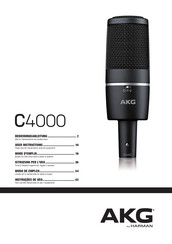 Harman AKG C4000 Modo De Empleo