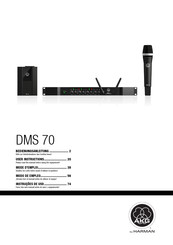 Harman AKG DMS 70 Modo De Empleo