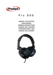 Prodipe Pro 8 8 0 Manual Del Usuario