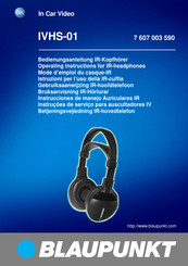 Blaupunkt 7 607 003 590 Instrucciones De Manejo