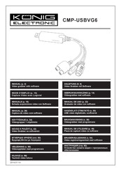 König Electronic CMP-USBVG6 Manual De Uso