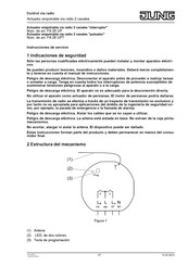 Jung FA 26 UP Instrucciones De Servicio