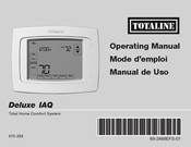 TOTALINE Deluxe IAQ Manual De Uso