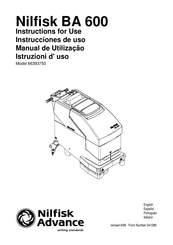 Nilfisk-Advance 66393750 Instrucciones De Uso