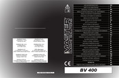 MCS Master BV 400 Manual De Instrucciones