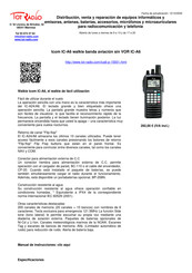 Icom IC-A6 Manual De Instrucciones