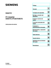 Siemens SIMATIC PC627D Instrucciones De Servicio